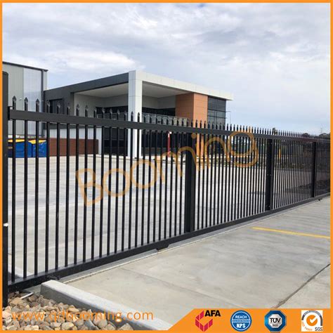 sliding outdoor galvanized metal gate